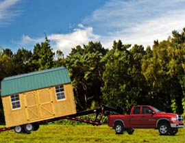 Delivery Derksen Buildings Dealer Al's Affordable Buildings in Liberty Hill, Texas has FREE delivery